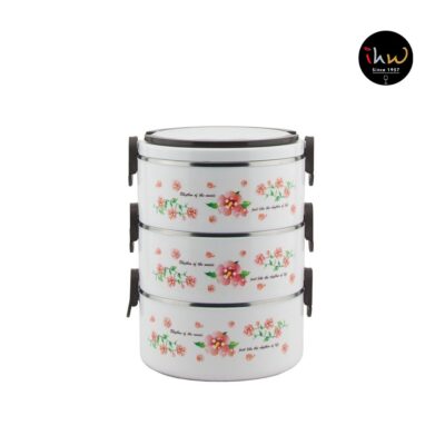 Food Container 16/3 Cm S/S Coffee Colour- PB6103C