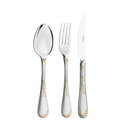 Tramontina Flatware Set 24 Pcs Silver & Gold - 66929/002